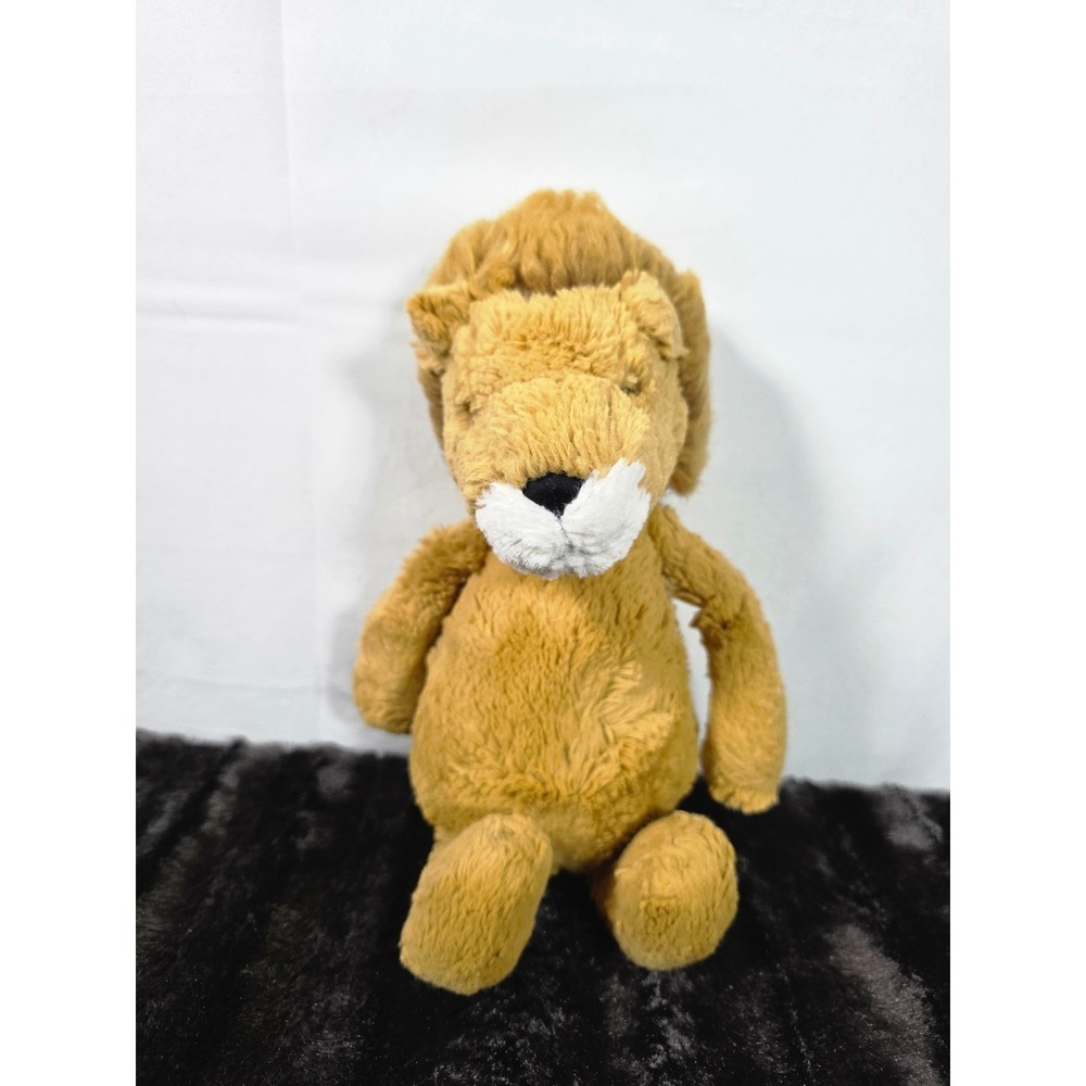 Jellycat Bashful Lion Plush Stuffed Animal Gold Tan Small BAS3LION